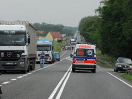 Wypadek w Dąbrowie