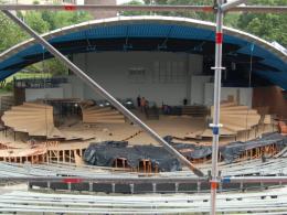 Trwa budowa scenografii festiwalowej