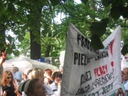 Opolskie pielęgniarki strajkują w stolicy