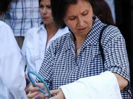 SŁUŻBA ZDROWIA: Protest pod Urzędem Wojewódzkim