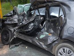 Wypadek na węźle A4 w Prądach