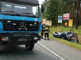 Śmiertelny wypadek na węźle w Prądach
