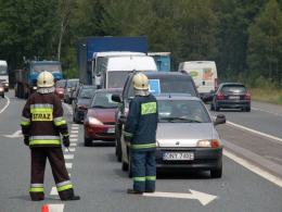 Śmiertelny wypadek na węźle w Prądach