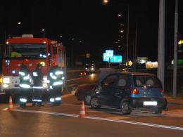 Podwójna kolizja na obwodnicy