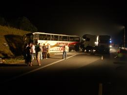 Karambol na autostradzie A4