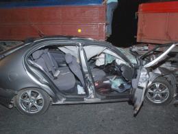 Seat wjechał pod przyczepę traktora