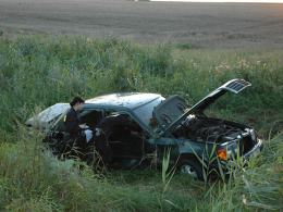 Wypadek na drodze Brzezina - Lipki