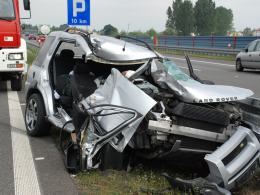 Wypadek śmiertelny na A4
