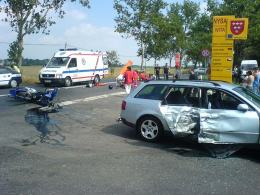Wypadek na trasie Nysa - Otmuchów