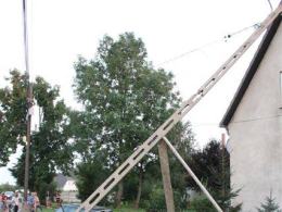 Uderzył w latarnię