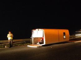 Wypadek pięciu samochodów na A4