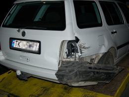 Wypadek pięciu samochodów na A4