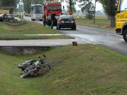 Motorower nie ustąpił pierwszeństwa