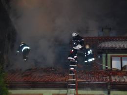 Nocny pożar Niedźwiednika