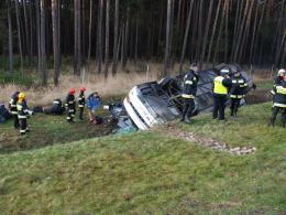 Tragiczny wypadek autobusu na A4