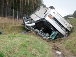 Tragiczny wypadek autobusu na A4