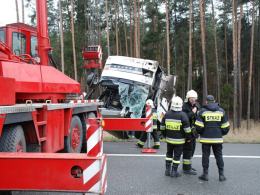 Tragiczny wypadek autobusu na A4