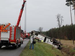 Tragiczny wypadek autobusu na A4