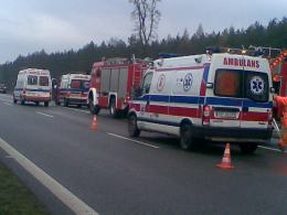 Tragiczny wypadek autobusu na A4