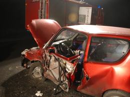 Wypadek karetki koło Osowca