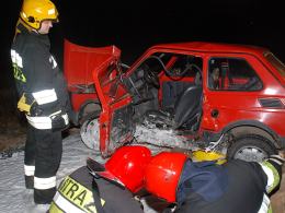 Maluch zawracał na krajowej 46