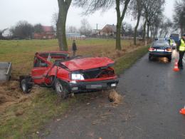 Kierowca trucka cudem przeżył