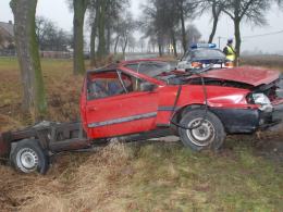 Kierowca trucka cudem przeżył