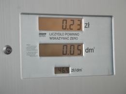 23 grosze - to prawdopodobnie najniższa suma za jaką zatankowano dzisiaj paliwo.