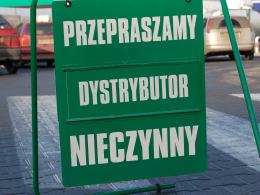 Kierowcy blokowali stacje paliw