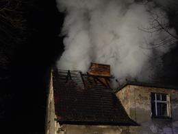 Pożar domu w Opolu
