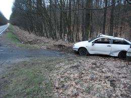 Po wypadku schowali się w lesie