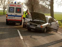 Wypadek śmiertelny w Sidzinie