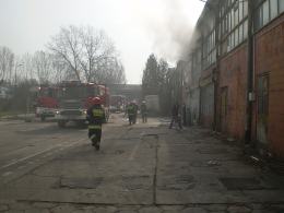 Pożar hali na Oleskiej