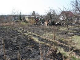 Pożar altanki w Opolu