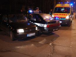 Wjechał w policję po pijaku
