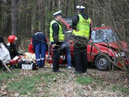 Stracił panowanie nad samochodem