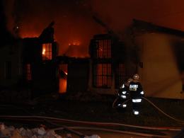 Pożar hali w Opolu