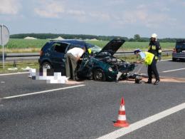 Wypadek śmiertelny na A4