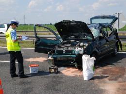 Wypadek śmiertelny na A4