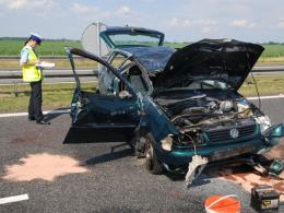 Wypadek śmiertelny na A4