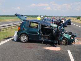 Wypadek śmiertelny na A4