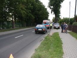 Potrącenie na ulicy Domańskiego