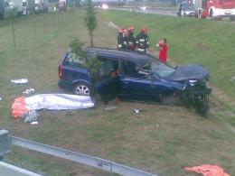 Śmiertelny wypadek na autostradzie