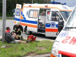 Cztery osoby ranne w wypadku