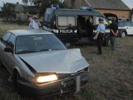 Pijak uciekał z miejsca wypadku