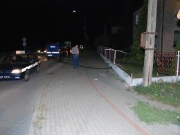 Po pijaku wjechał w płot