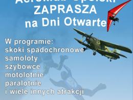 Zobacz plakat imprezy, która w ten weekend odbędzie się na lotnisku w Polskiej Nowej Wsi.