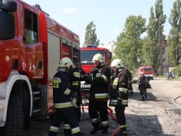Pożar przy ul. Armii Krajowej