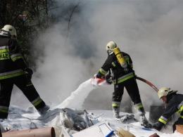 Pożar przy ul. Armii Krajowej