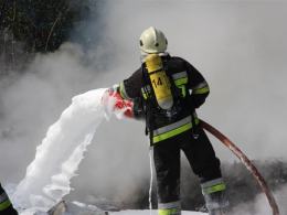 Pożar przy ul. Armii Krajowej